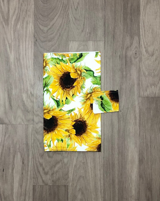 sunflower nappy wallet