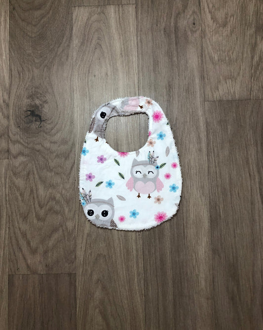 Hooty the owl - doll bib