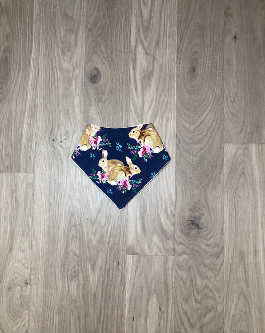 Bunnies -navy - 0-3 months