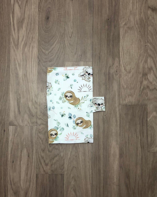 koala & sloth nappy wallet