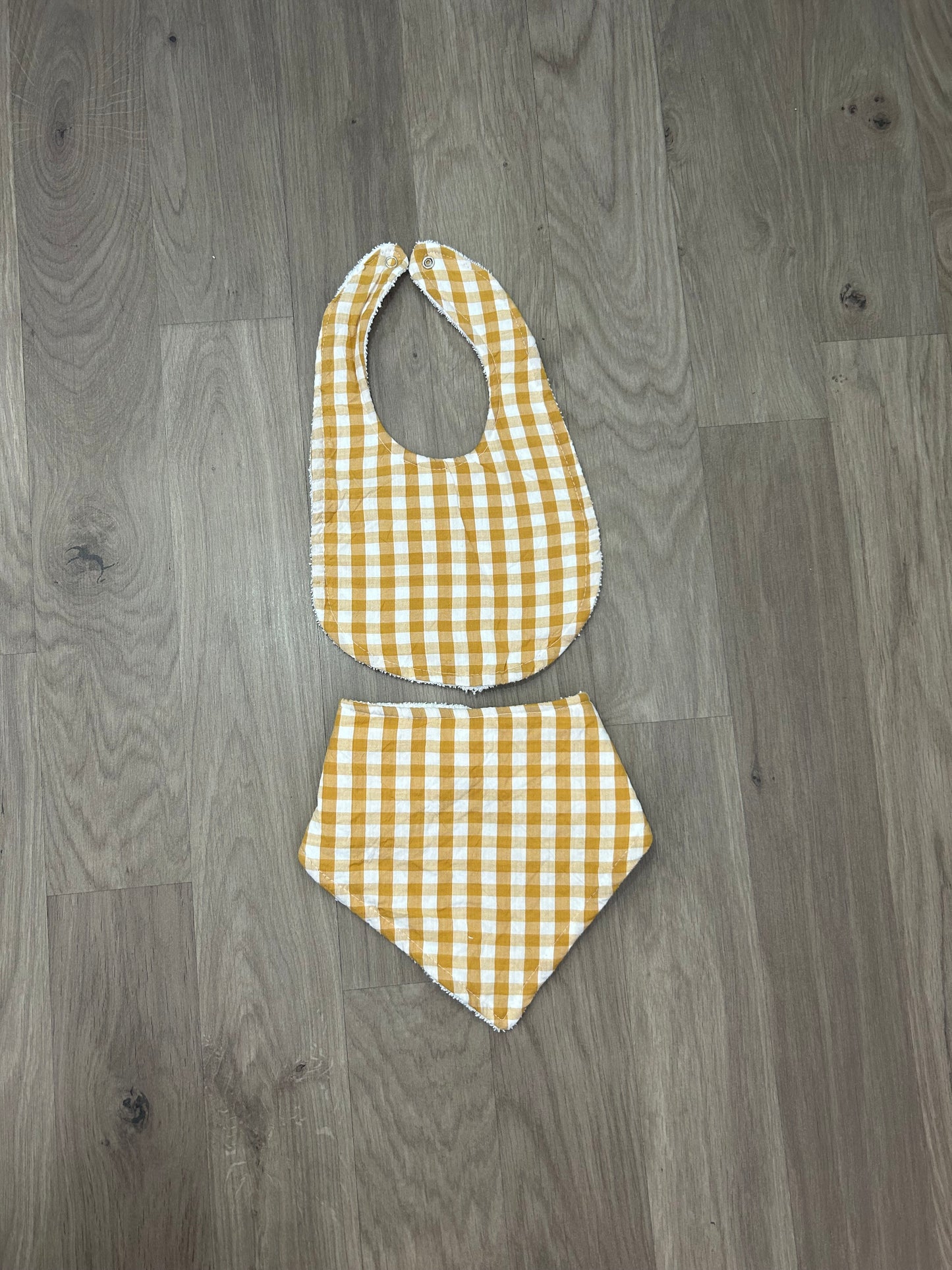 Gingham - mustard