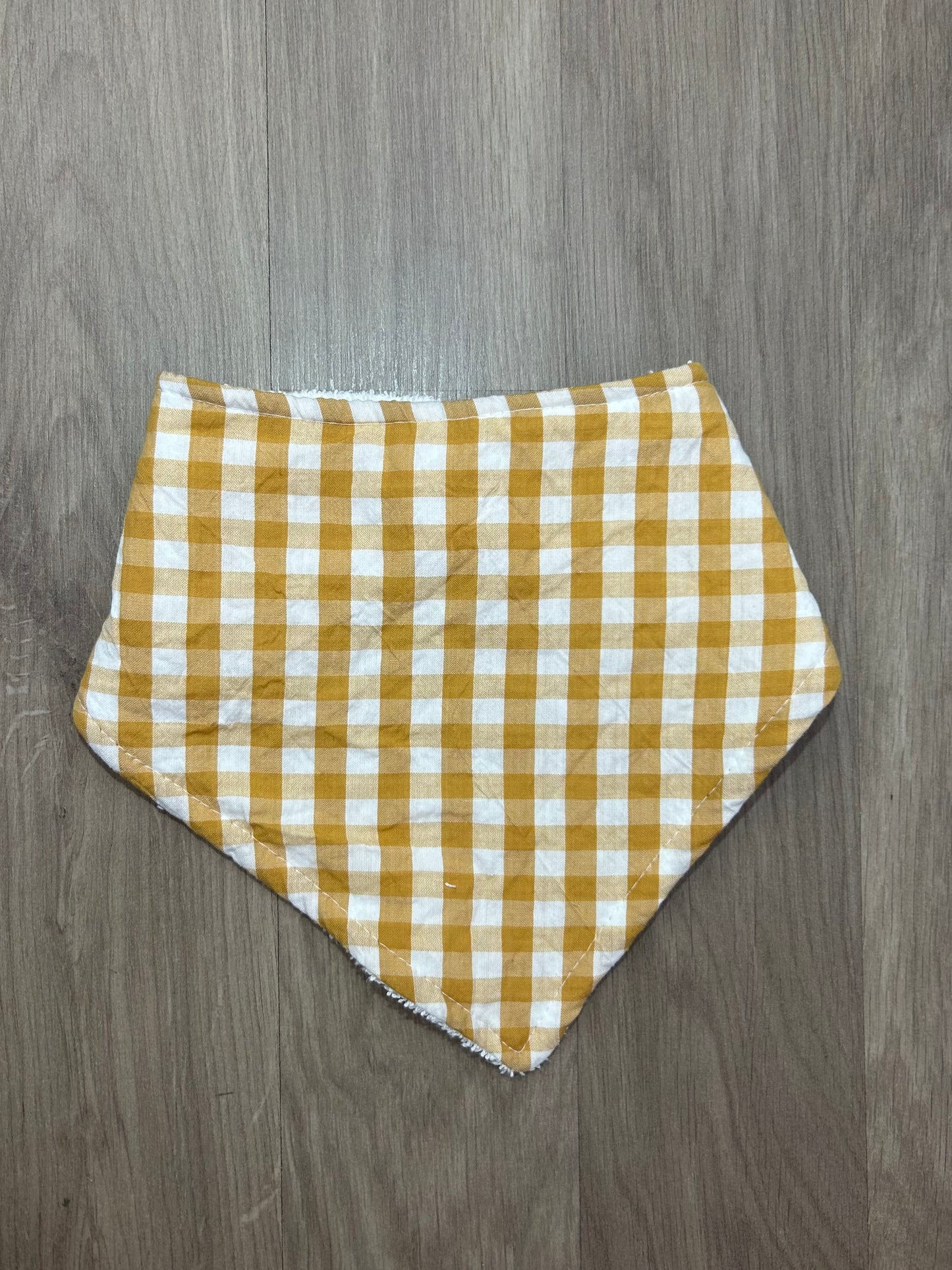 Gingham - mustard