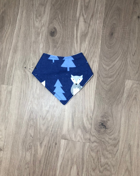 Fox - blue - 0-3 months