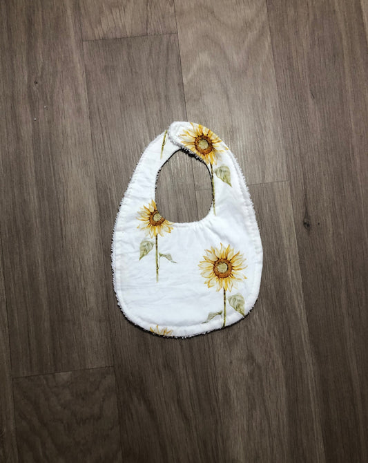 Sunflower - doll bib
