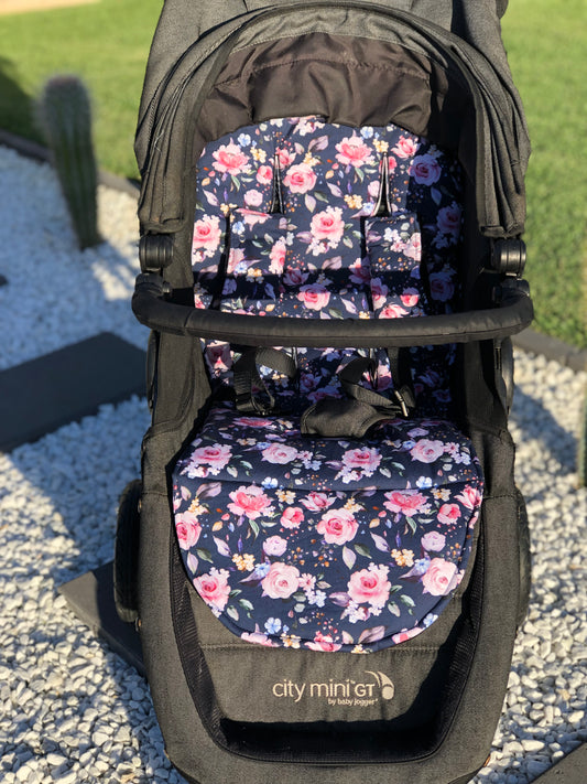 Frankie floral - Navy